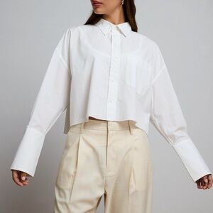 American eagle white button up